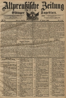Altpreussische Zeitung, Nr. 10 Sonntag 12 Januar 1896, 48. Jahrgang