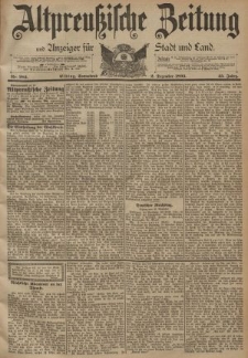 Altpreussische Zeitung, Nr. 283 Sonnabend 2 Dezember 1893, 45. Jahrgang
