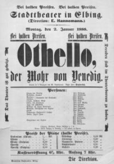 Otello, der Mohr von Venedig - William Shakespeare