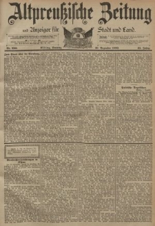 Altpreussische Zeitung, Nr. 290 Sonntag 10 Dezember 1893, 45. Jahrgang