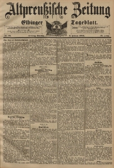 Altpreussische Zeitung, Nr. 28 Sonntag 2 Februar 1896, 48. Jahrgang