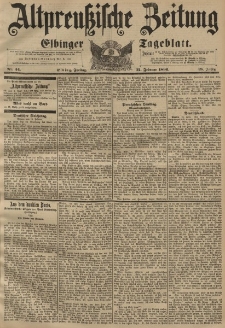Altpreussische Zeitung, Nr. 44 Freitag 21 Februar 1896, 48. Jahrgang