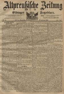 Altpreussische Zeitung, Nr. 51 Sonnabend 29 Februar 1896, 48. Jahrgang