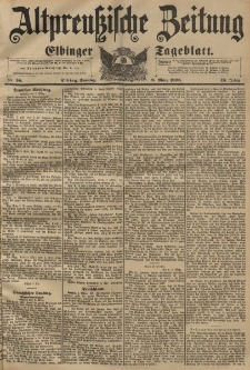 Altpreussische Zeitung, Nr. 58 Sonntag 8 März 1896, 48. Jahrgang