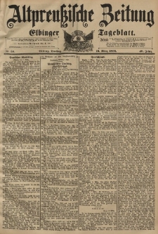 Altpreussische Zeitung, Nr. 59 Dienstag 10 März 1896, 48. Jahrgang