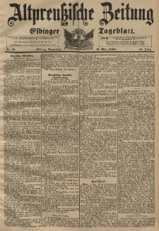 Altpreussische Zeitung, Nr. 61 Donnerstag 12 März 1896, 48. Jahrgang