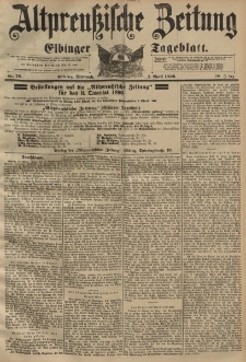 Altpreussische Zeitung, Nr. 78 Mittwoch 1 April 1896, 48. Jahrgang