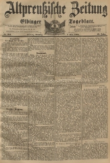 Altpreussische Zeitung, Nr. 104 Sonntag 3 Mai 1896, 48. Jahrgang