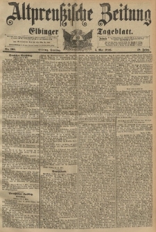 Altpreussische Zeitung, Nr. 105 Dienstag 5 Mai 1896, 48. Jahrgang