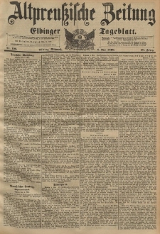Altpreussische Zeitung, Nr. 106 Mittwoch 6 Mai 1896, 48. Jahrgang