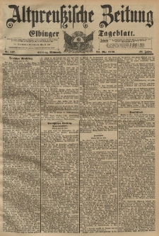 Altpreussische Zeitung, Nr. 117 Mittwoch 20 Mai 1896, 48. Jahrgang