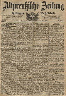 Altpreussische Zeitung, Nr. 121 Sonntag 24 Mai 1896, 48. Jahrgang