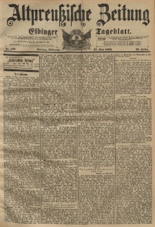 Altpreussische Zeitung, Nr. 122 Mittwoch 27 Mai 1896, 48. Jahrgang