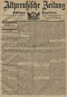 Altpreussische Zeitung, Nr. 123 Donnerstag 28 Mai 1896, 48. Jahrgang