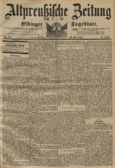 Altpreussische Zeitung, Nr. 124 Freitag 29 Mai 1896, 48. Jahrgang