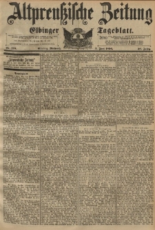 Altpreussische Zeitung, Nr. 128 Mittwoch 3 Juni 1896, 48. Jahrgang