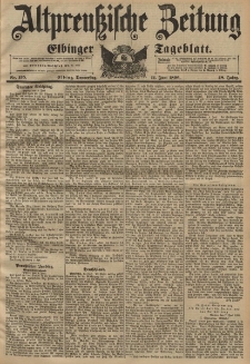 Altpreussische Zeitung, Nr. 135 Donnerstag 11 Juni 1896, 48. Jahrgang