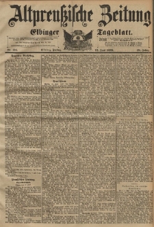 Altpreussische Zeitung, Nr. 136 Freitag 12 Juni 1896, 48. Jahrgang