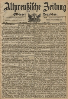 Altpreussische Zeitung, Nr. 147 Donnerstag 25 Juni 1896, 48. Jahrgang