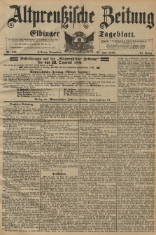 Altpreussische Zeitung, Nr. 149 Sonnabend 27 Juni 1896, 48. Jahrgang