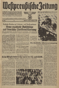 Westpreussische Zeitung, Nr. 232 Mittwoch 2 Oktober 1940, 9. Jahrgang