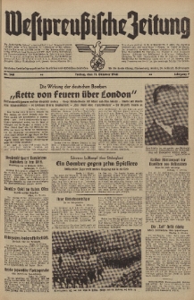 Westpreussische Zeitung, Nr. 240 Freitag 11 Oktober 1940, 9. Jahrgang
