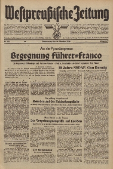 Westpreussische Zeitung, Nr. 251 Donnerstag 24 Oktober 1940, 9. Jahrgang