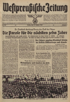 Westpreussische Zeitung, Nr. 252 Freitag 25 Oktober 1940, 9. Jahrgang