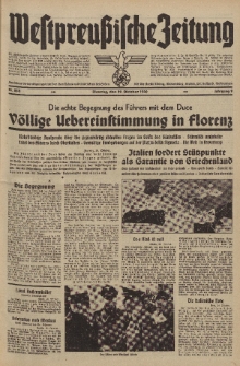 Westpreussische Zeitung, Nr. 255 Dienstag 29 Oktober 1940, 9. Jahrgang