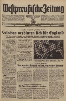 Westpreussische Zeitung, Nr. 256 Mittwoch 30 Oktober 1940, 9. Jahrgang